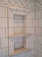 Cubby in Bangor shower